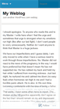 Mobile Screenshot of mandalortesting.wordpress.com