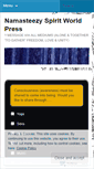 Mobile Screenshot of namasteezyspirit.wordpress.com