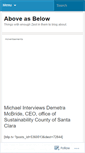 Mobile Screenshot of aboveasbelow.wordpress.com