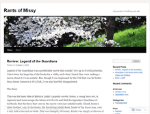 Tablet Screenshot of missyfox.wordpress.com