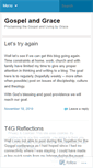 Mobile Screenshot of gospelandgrace.wordpress.com