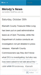 Mobile Screenshot of melodysnews.wordpress.com