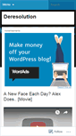 Mobile Screenshot of derezendofline.wordpress.com