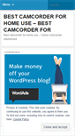 Mobile Screenshot of bestcamcorderforhomeusedpcq.wordpress.com