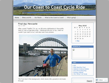 Tablet Screenshot of coasttocoastcycle.wordpress.com