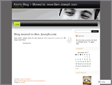 Tablet Screenshot of alonbj.wordpress.com