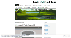 Desktop Screenshot of linksdate.wordpress.com