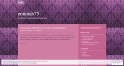 Desktop Screenshot of emunah75.wordpress.com