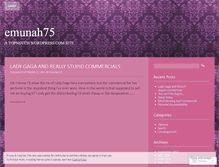 Tablet Screenshot of emunah75.wordpress.com