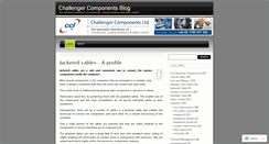 Desktop Screenshot of challengercomponents.wordpress.com