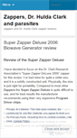 Mobile Screenshot of huldaclarkzapper.wordpress.com