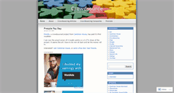Desktop Screenshot of crowdsource.wordpress.com