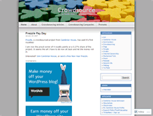 Tablet Screenshot of crowdsource.wordpress.com