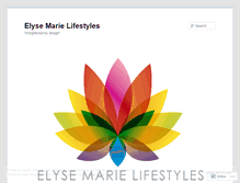 Tablet Screenshot of elysemarielifestyles.wordpress.com