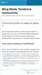 Mobile Screenshot of modefashionista.wordpress.com