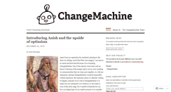 Desktop Screenshot of changemachine.wordpress.com