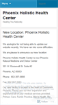 Mobile Screenshot of phxholistichealth.wordpress.com