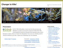 Tablet Screenshot of ecolovilledebruxelles.wordpress.com