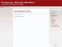 Tablet Screenshot of professormoises.wordpress.com