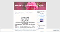 Desktop Screenshot of eleesha.wordpress.com