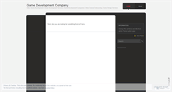 Desktop Screenshot of gamesdevelopmentcompany.wordpress.com