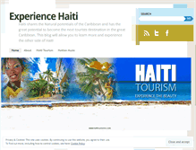 Tablet Screenshot of haititourisminc.wordpress.com