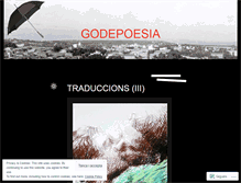 Tablet Screenshot of godepoesia.wordpress.com
