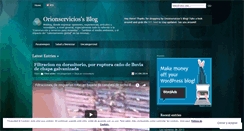 Desktop Screenshot of orionservicios.wordpress.com