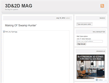 Tablet Screenshot of 3dand2dmag.wordpress.com