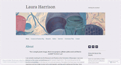 Desktop Screenshot of lauraharrison.wordpress.com