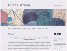 Tablet Screenshot of lauraharrison.wordpress.com
