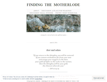 Tablet Screenshot of findingthemotherlode.wordpress.com