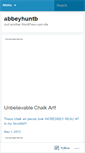 Mobile Screenshot of abbeyhuntb.wordpress.com