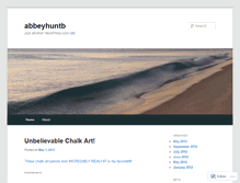 Tablet Screenshot of abbeyhuntb.wordpress.com