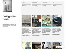 Tablet Screenshot of designmatters.wordpress.com