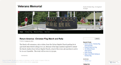 Desktop Screenshot of kingveteransmemorial.wordpress.com