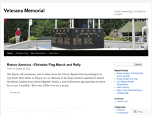 Tablet Screenshot of kingveteransmemorial.wordpress.com