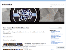 Tablet Screenshot of indianaice.wordpress.com