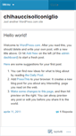 Mobile Screenshot of chihauccisoilconiglio.wordpress.com