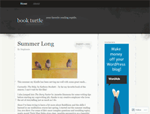 Tablet Screenshot of bookturtle.wordpress.com