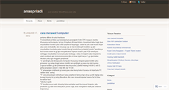 Desktop Screenshot of anaspriadi.wordpress.com