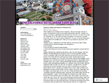 Tablet Screenshot of calhotelurbanfarm.wordpress.com