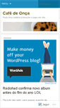 Mobile Screenshot of cafedeonca.wordpress.com