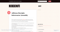 Desktop Screenshot of nikkinfi.wordpress.com