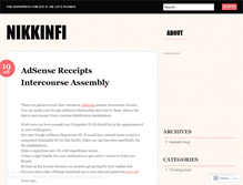 Tablet Screenshot of nikkinfi.wordpress.com
