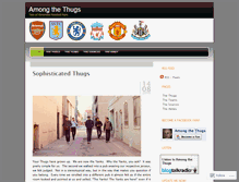 Tablet Screenshot of amongthethugs.wordpress.com