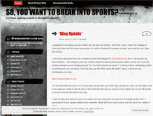 Tablet Screenshot of breakintosports.wordpress.com