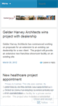 Mobile Screenshot of gelderharveyblog.wordpress.com