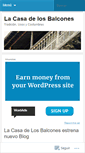 Mobile Screenshot of casabalcones.wordpress.com