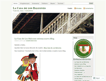 Tablet Screenshot of casabalcones.wordpress.com